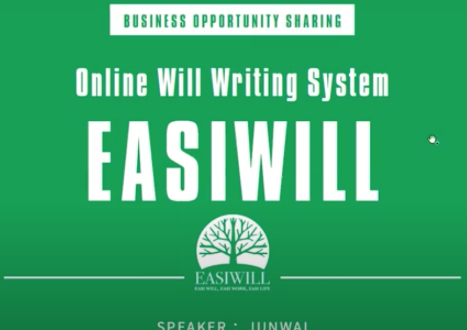 Easiwill Business Opportunity Sharing – English