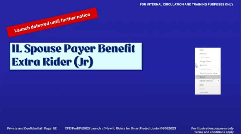 IL Spouse Payer Benefit Extra Rider – Mandarin